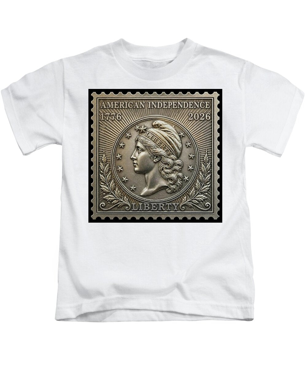 American Liberty Commemorative Stamp - Kids T-Shirt