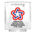 Semiquincentennial 8c Star - Shower Curtain