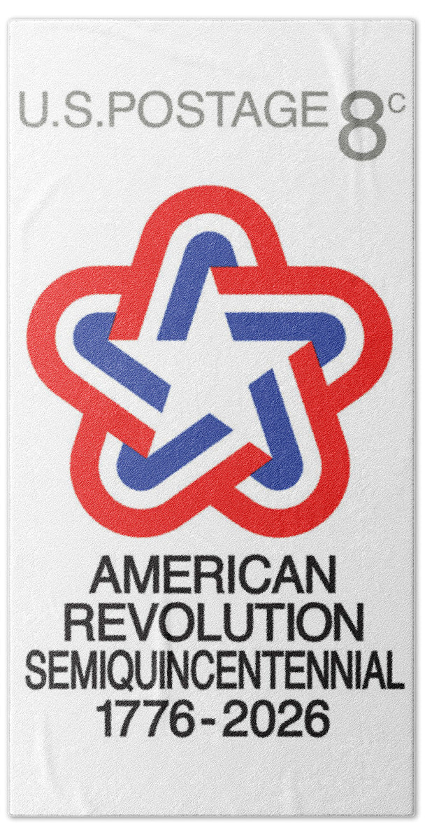 Semiquincentennial 8c Star - Beach Towel