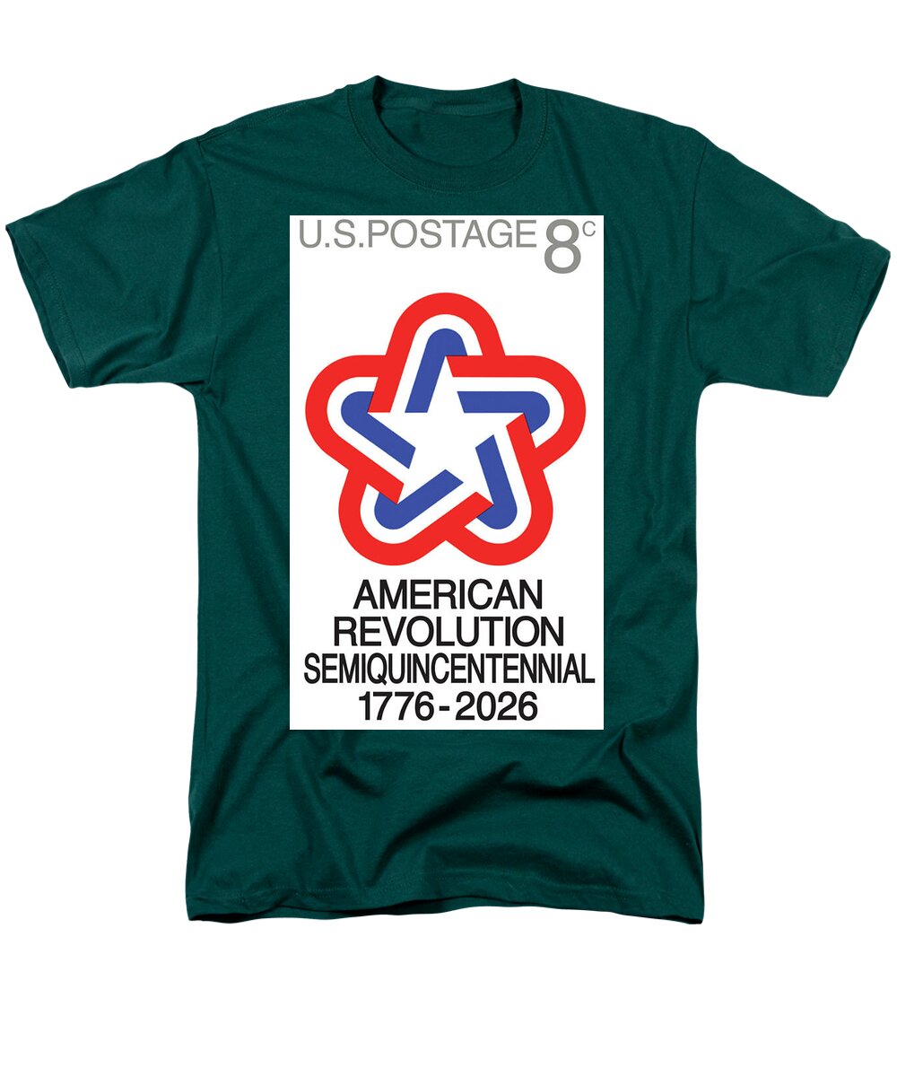 Semiquincentennial 8c Star - Men's T-Shirt  (Regular Fit)