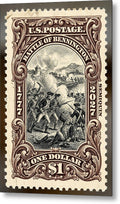 Battle of Bennington $1 - Metal Print