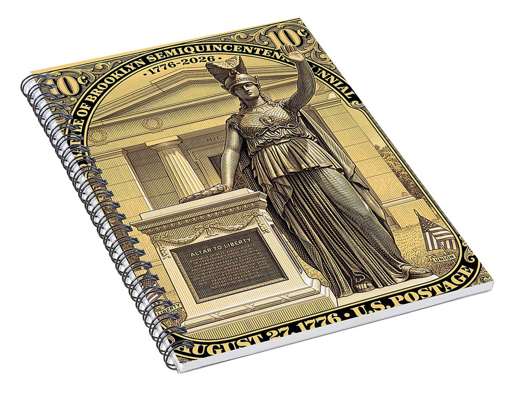Battle of Brooklyn 10c - Spiral Notebook