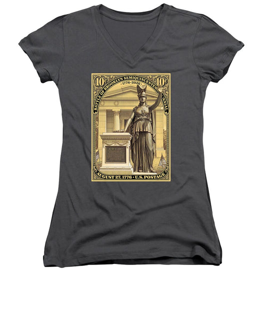 Battle of Brooklyn 10c - Women's V-Neck