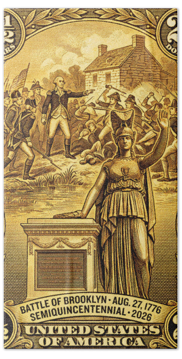 Battle of Brooklyn $2.50 - Beach Towel