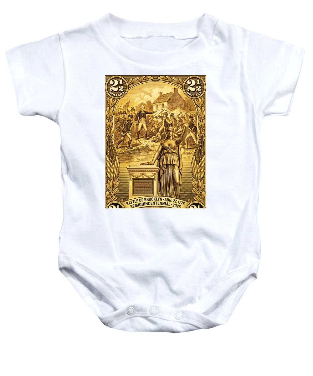 Battle of Brooklyn $2.50 - Baby One-Piece