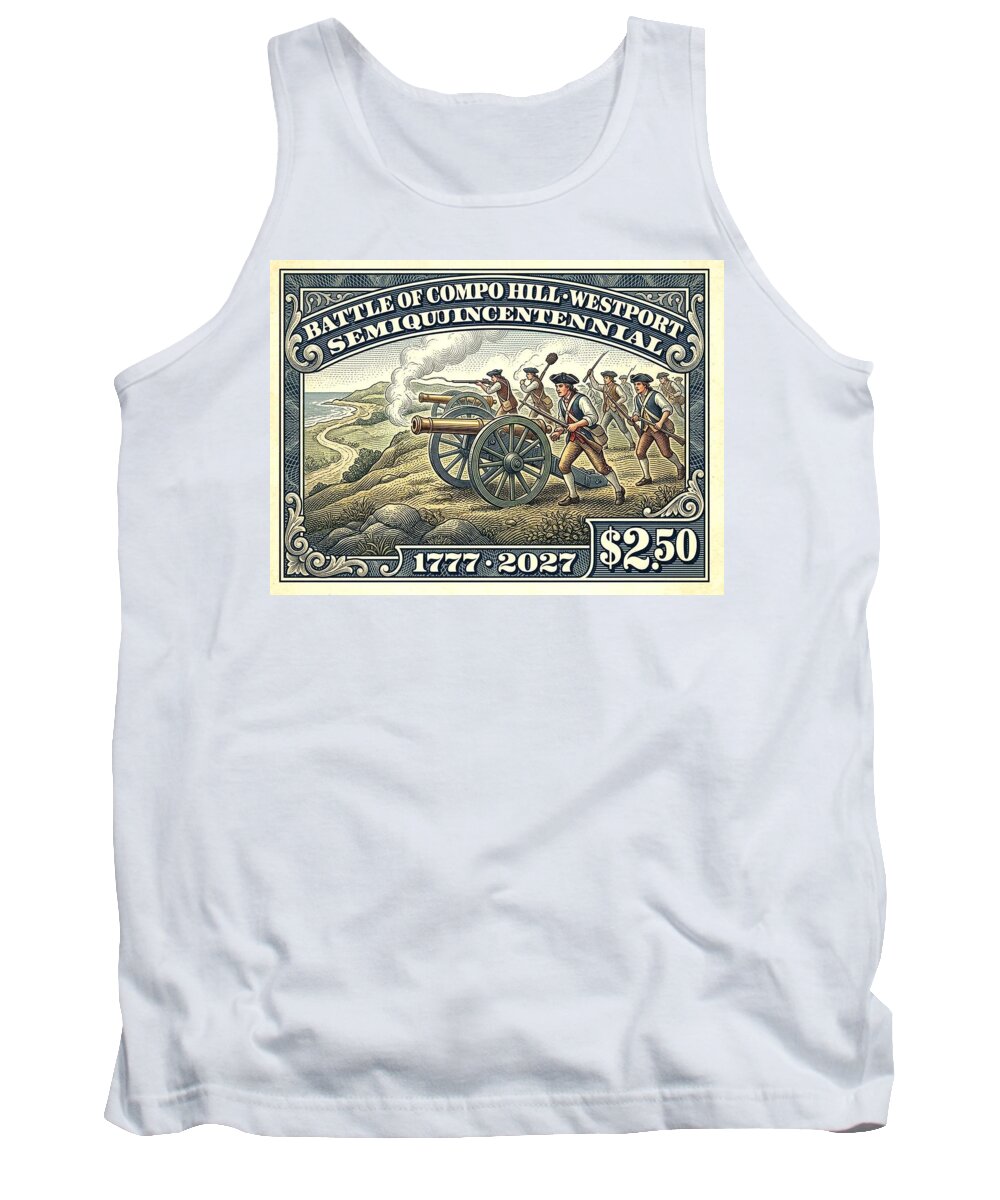 Battle of Compo Hill 1777 - Tank Top