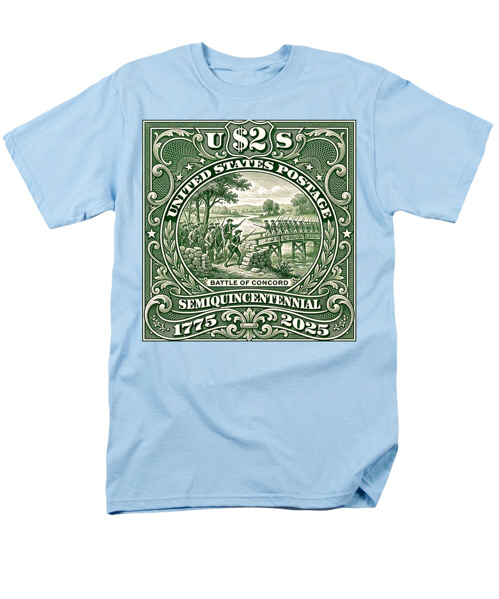 Battle of Concord $2 - Men's T-Shirt  (Regular Fit)