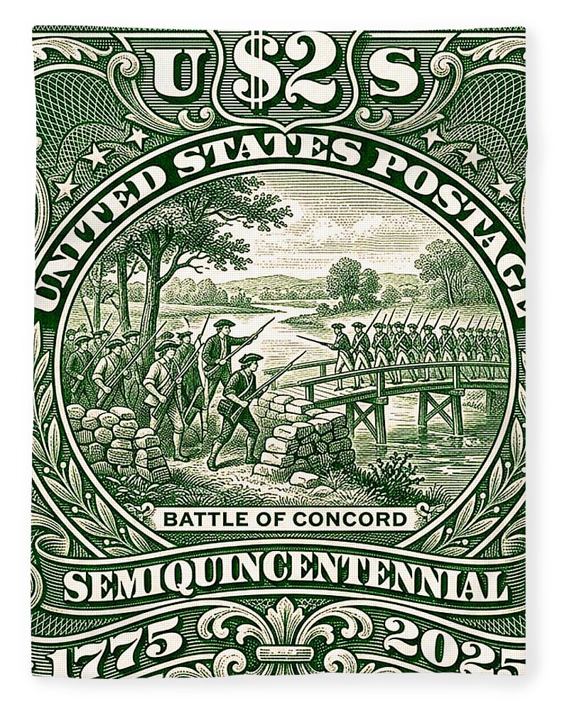 Battle of Concord $2 - Blanket