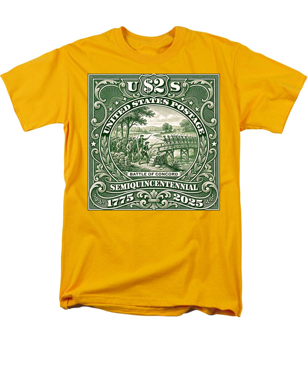 Battle of Concord $2 - Men's T-Shirt  (Regular Fit)