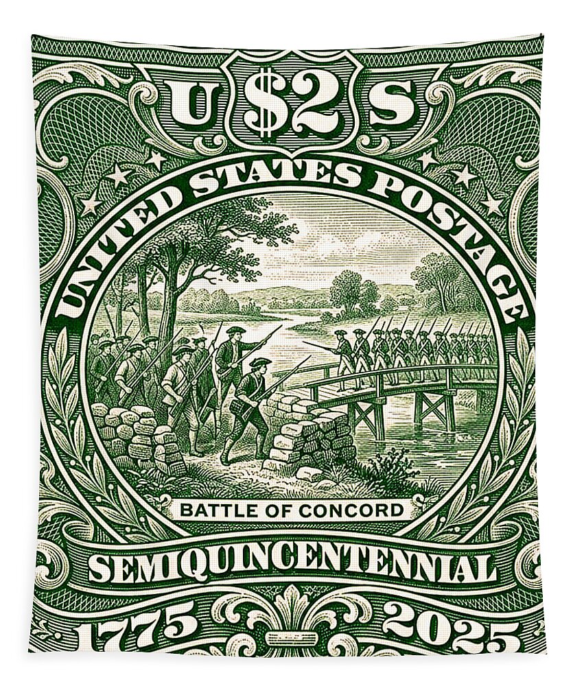 Battle of Concord $2 - Tapestry