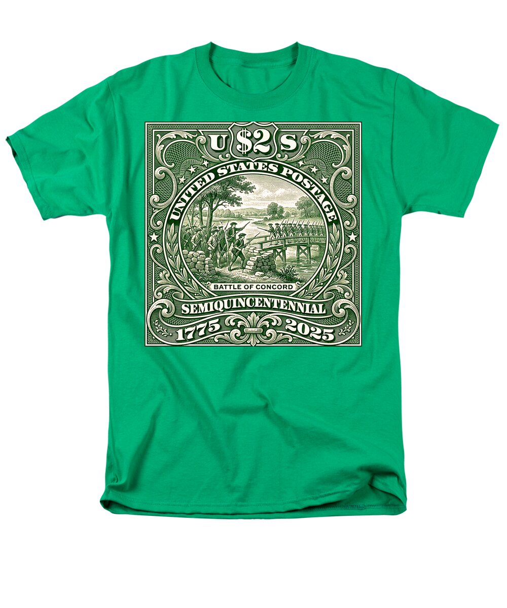Battle of Concord $2 - Men's T-Shirt  (Regular Fit)