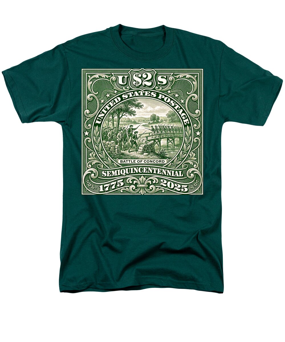 Battle of Concord $2 - Men's T-Shirt  (Regular Fit)