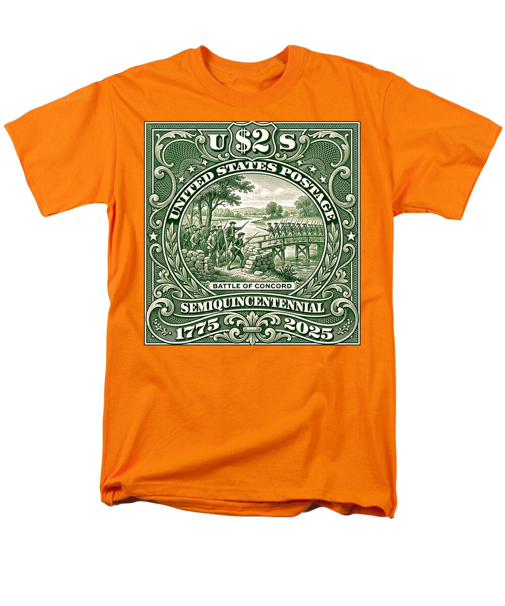 Battle of Concord $2 - Men's T-Shirt  (Regular Fit)