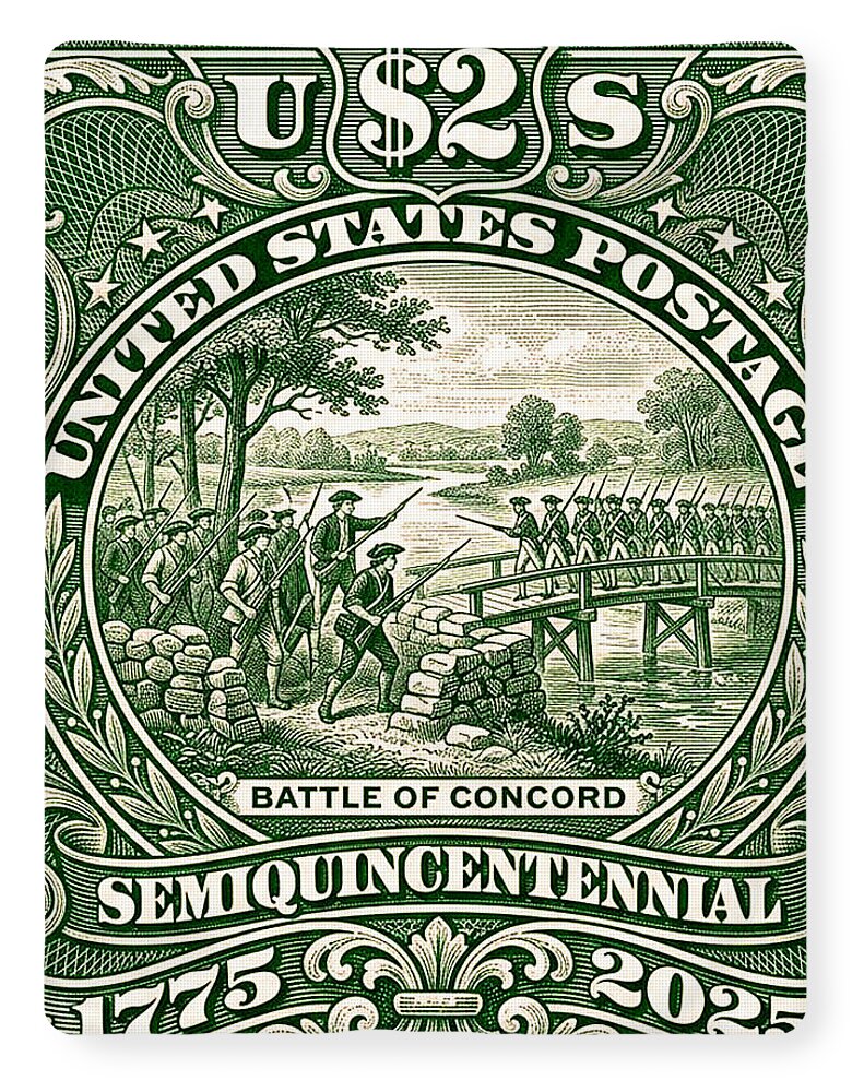 Battle of Concord $2 - Blanket