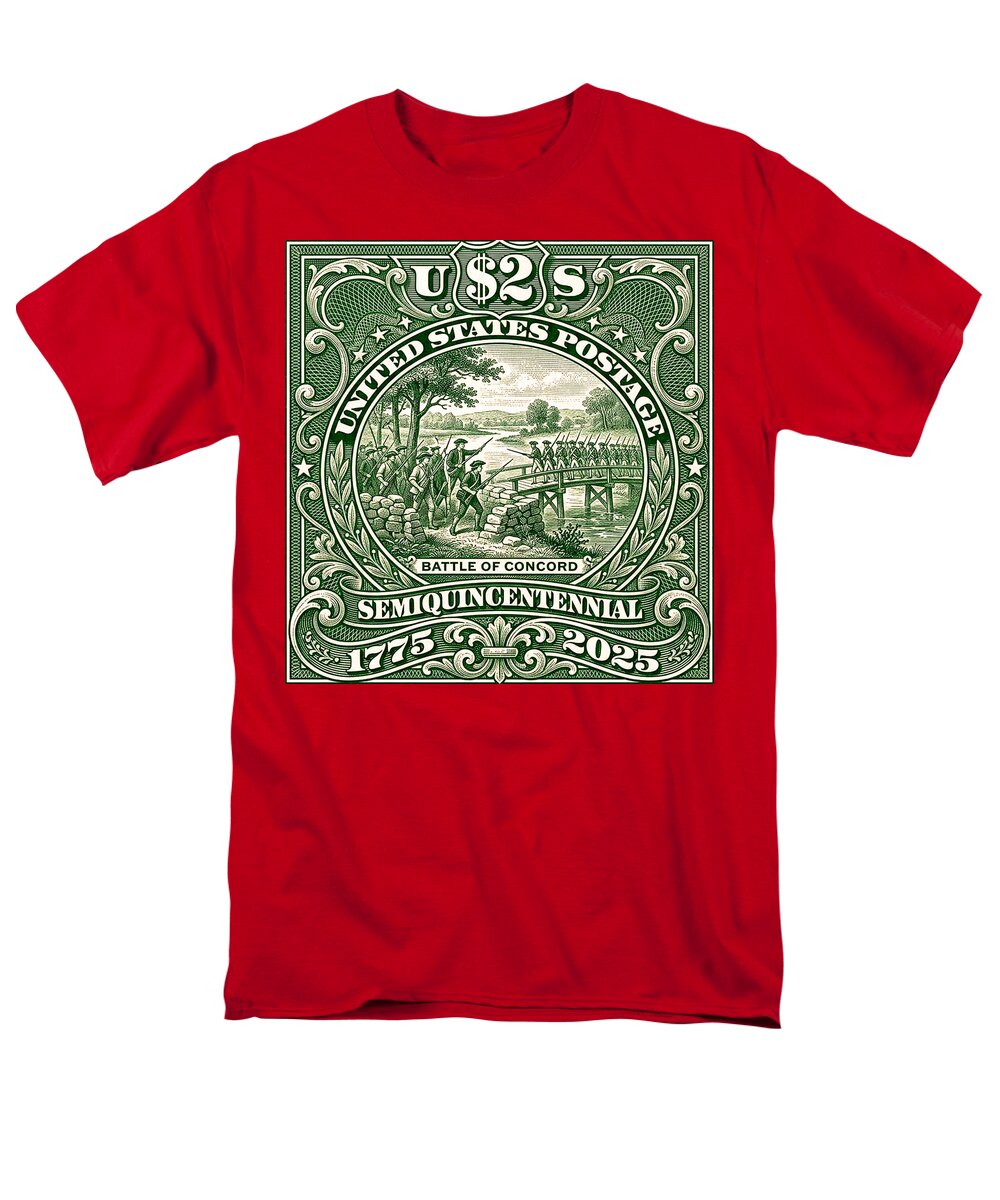 Battle of Concord $2 - Men's T-Shirt  (Regular Fit)