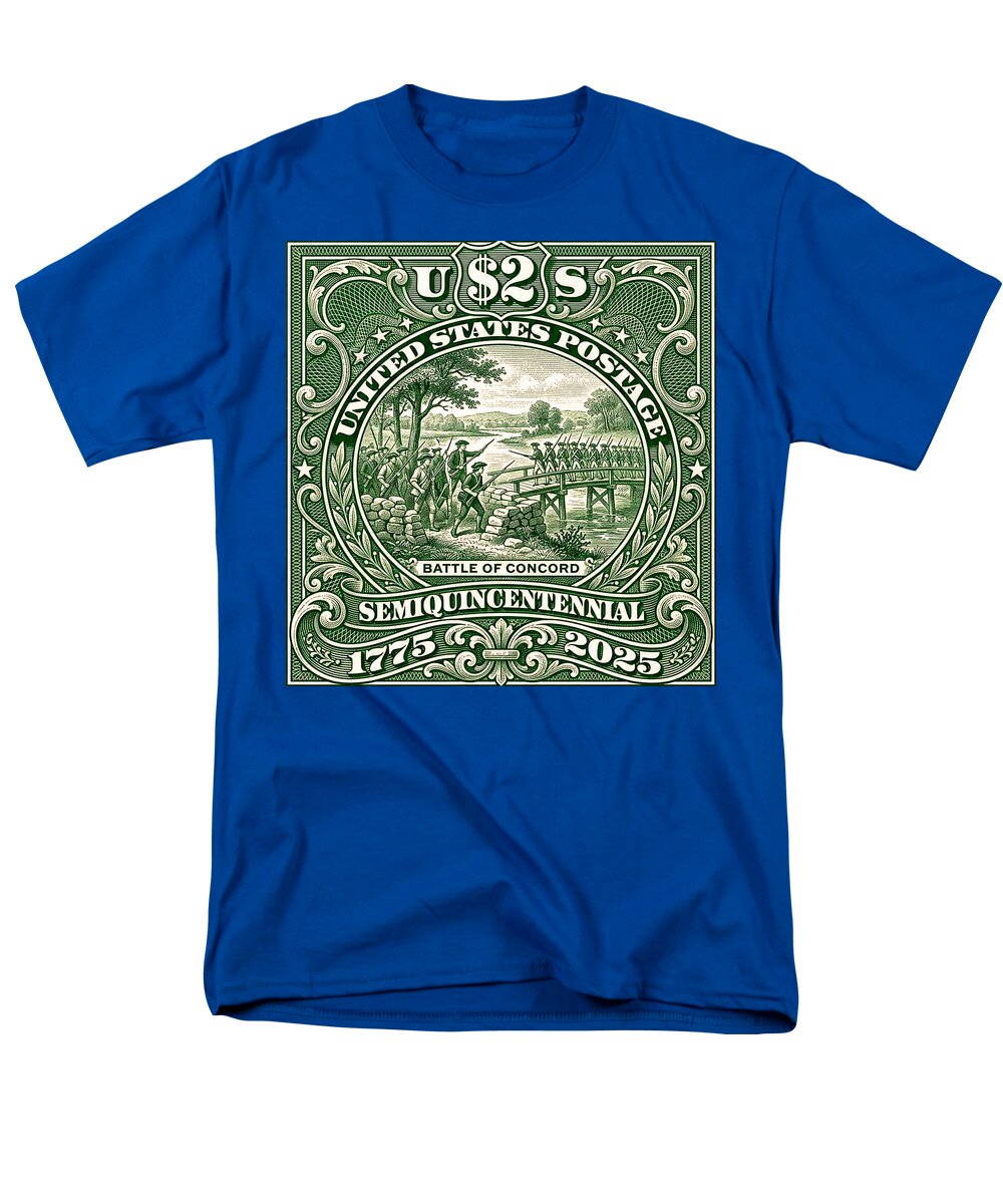 Battle of Concord $2 - Men's T-Shirt  (Regular Fit)