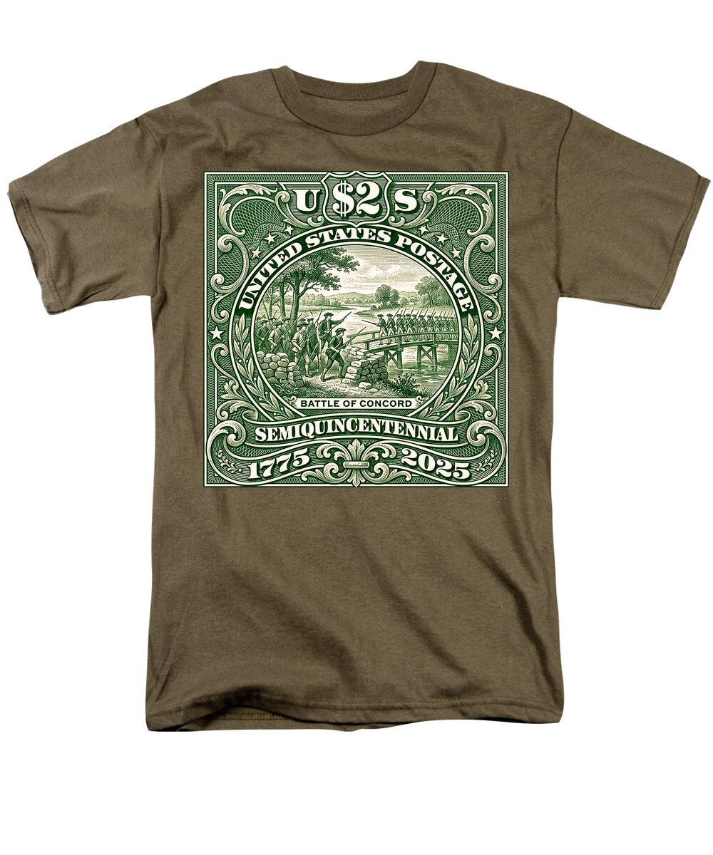 Battle of Concord $2 - Men's T-Shirt  (Regular Fit)
