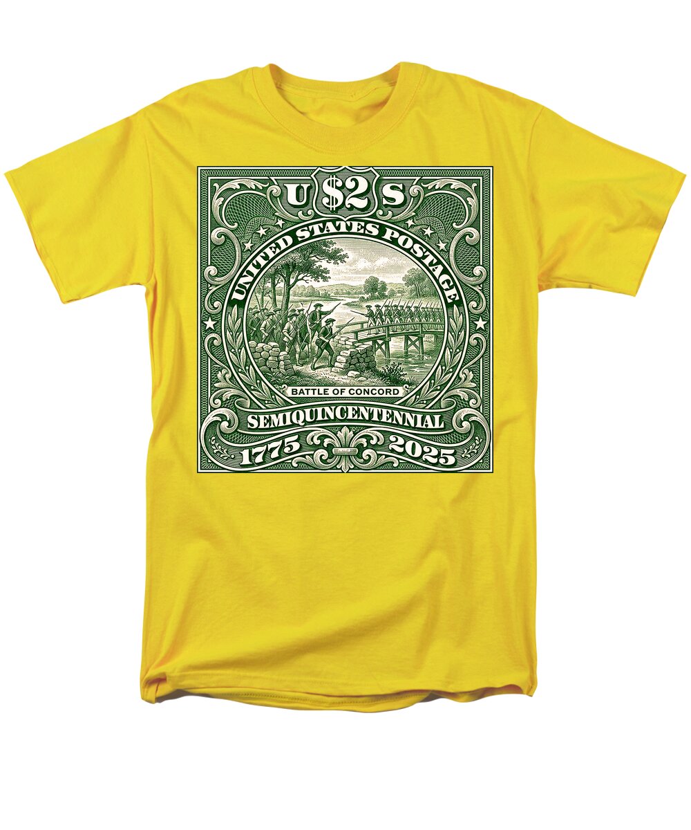 Battle of Concord $2 - Men's T-Shirt  (Regular Fit)