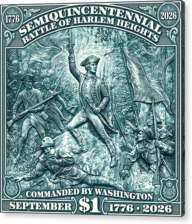 Battle of Harlem Heights $1 - Acrylic Print