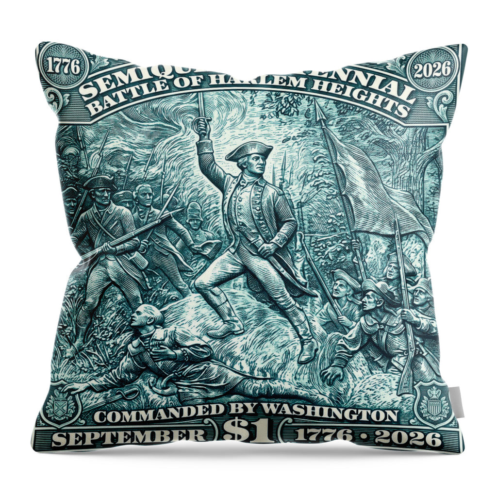 Battle of Harlem Heights $1 - Throw Pillow