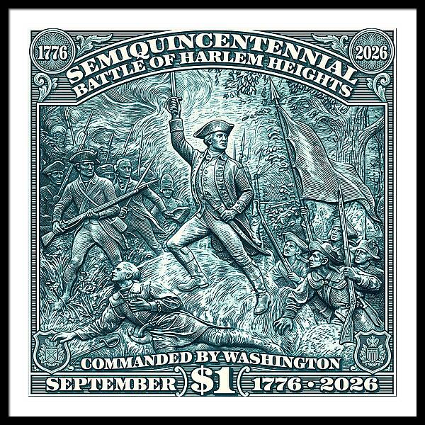 Battle of Harlem Heights $1 - Framed Print