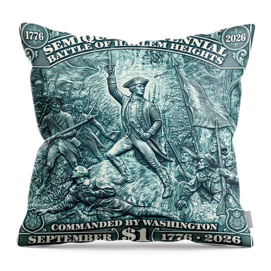 Battle of Harlem Heights $1 - Throw Pillow