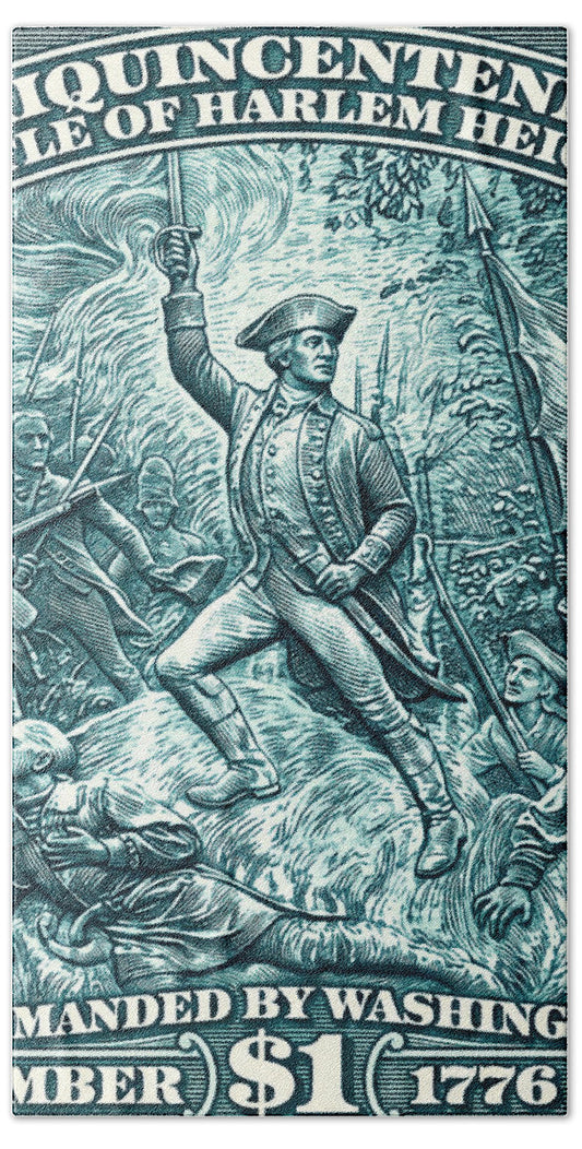 Battle of Harlem Heights $1 - Beach Towel