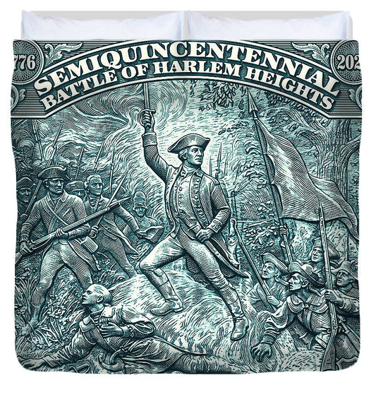 Battle of Harlem Heights $1 - Duvet Cover