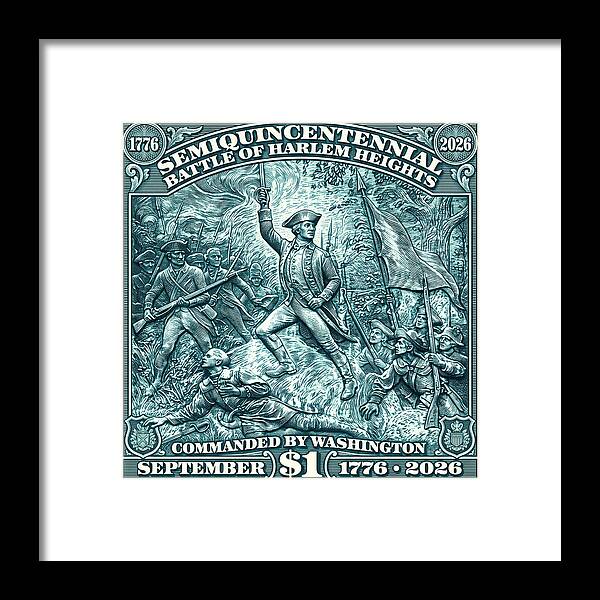 Battle of Harlem Heights $1 - Framed Print