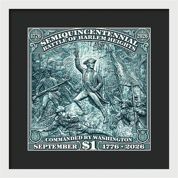 Battle of Harlem Heights $1 - Framed Print