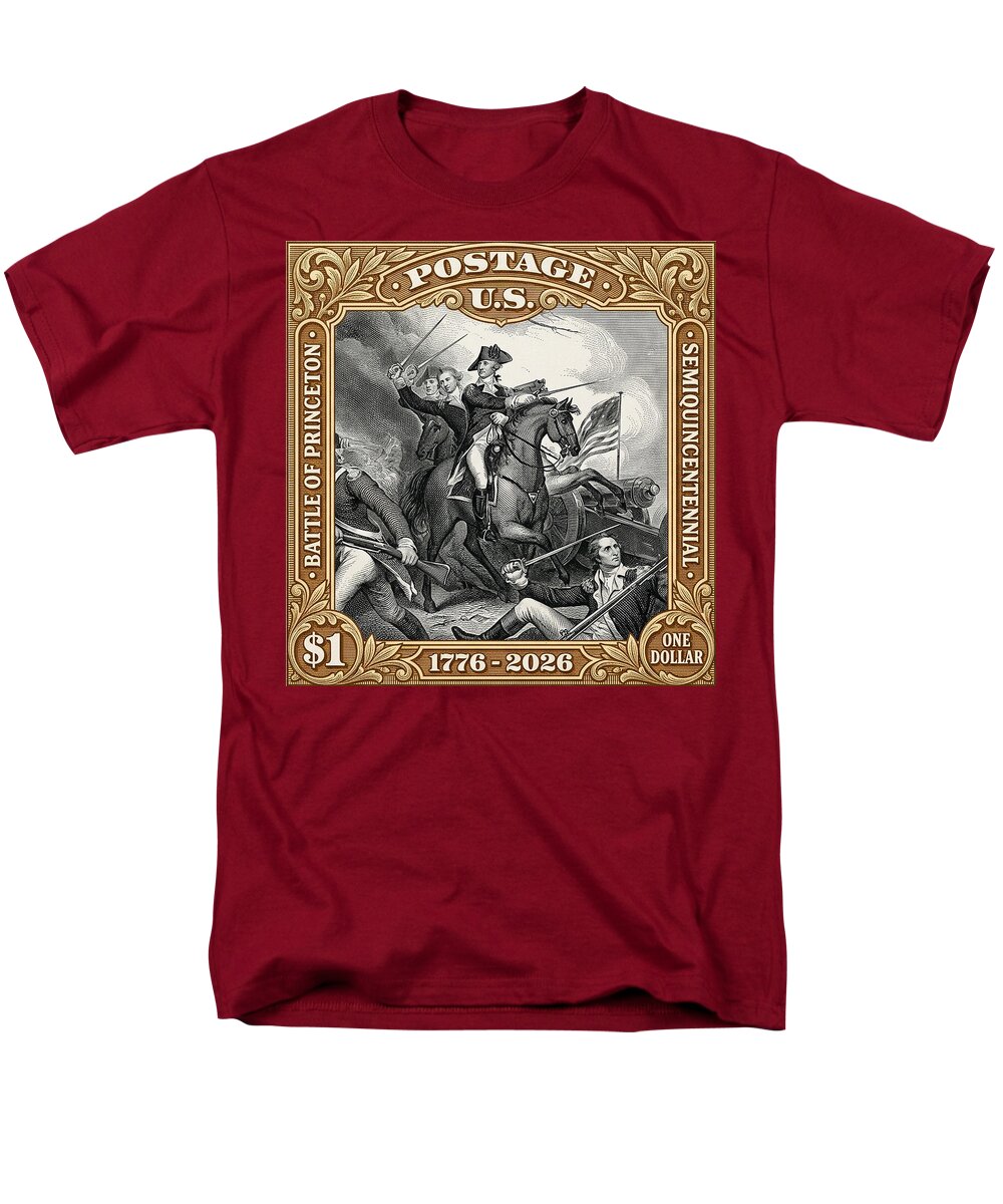 Battle of Princeton $1 - Men's T-Shirt  (Regular Fit)