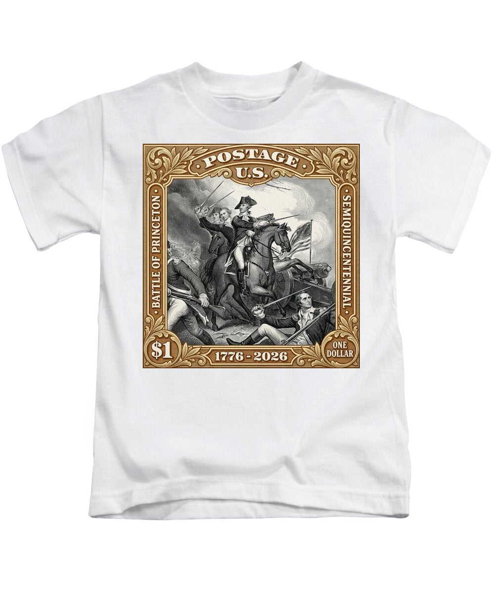 Battle of Princeton $1 - Kids T-Shirt