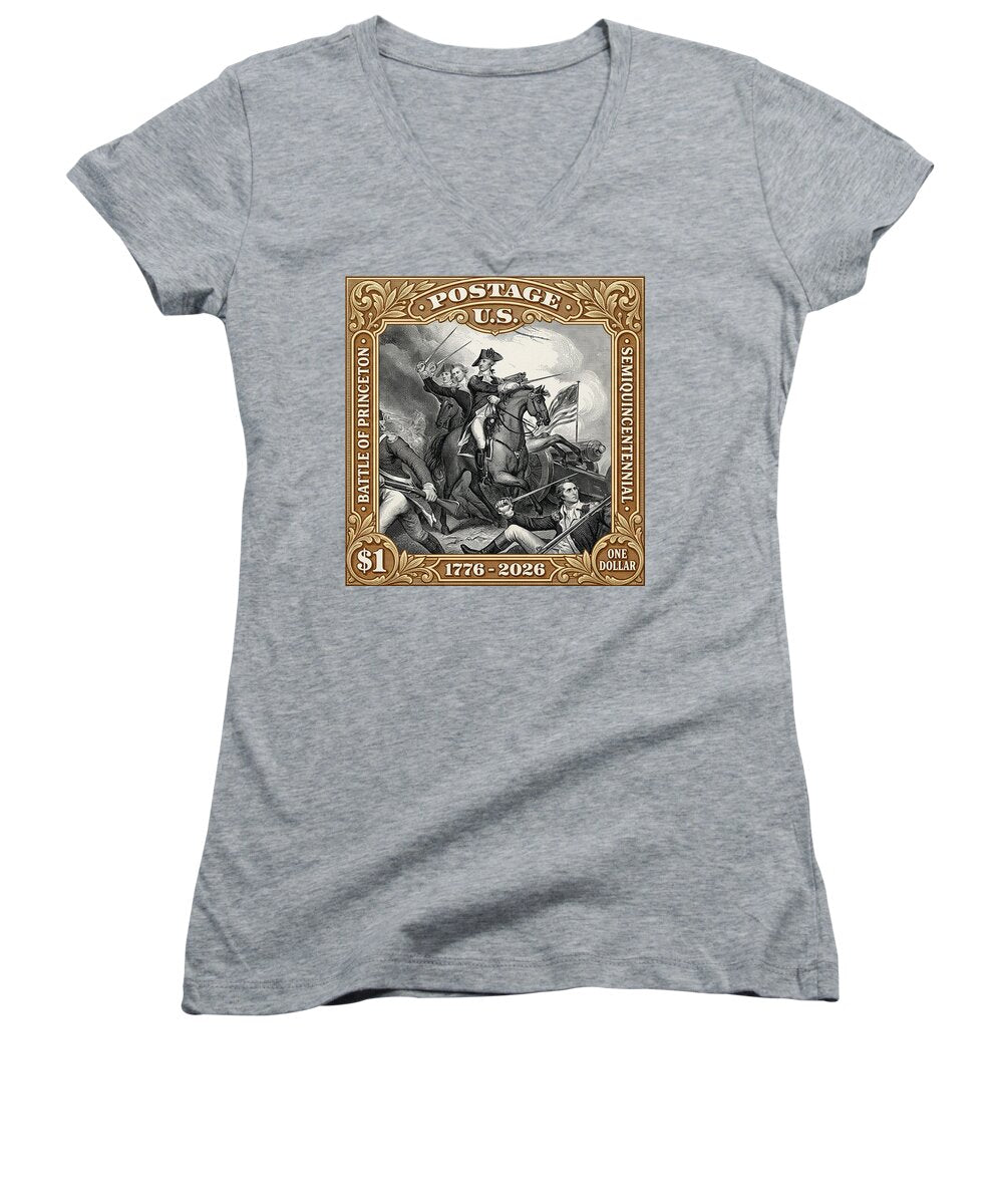 Battle of Princeton $1 - Women's V-Neck