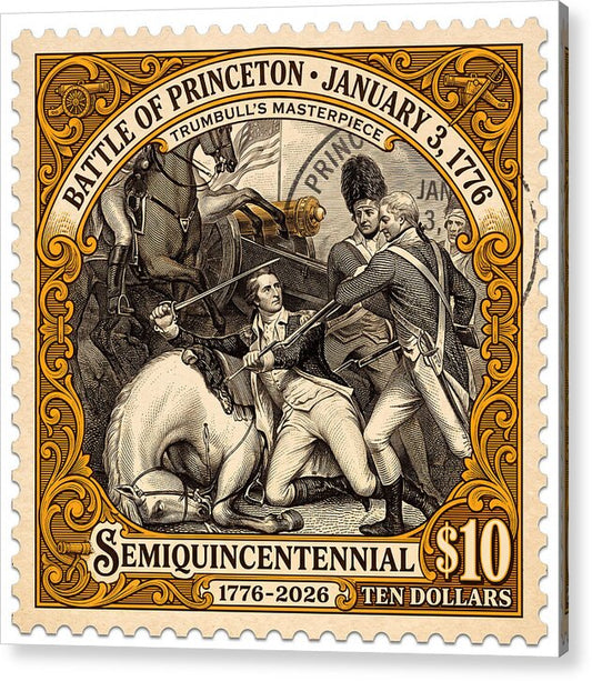 Battle of Princeton $10 - Acrylic Print
