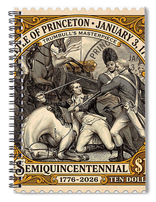 Battle of Princeton $10 - Spiral Notebook