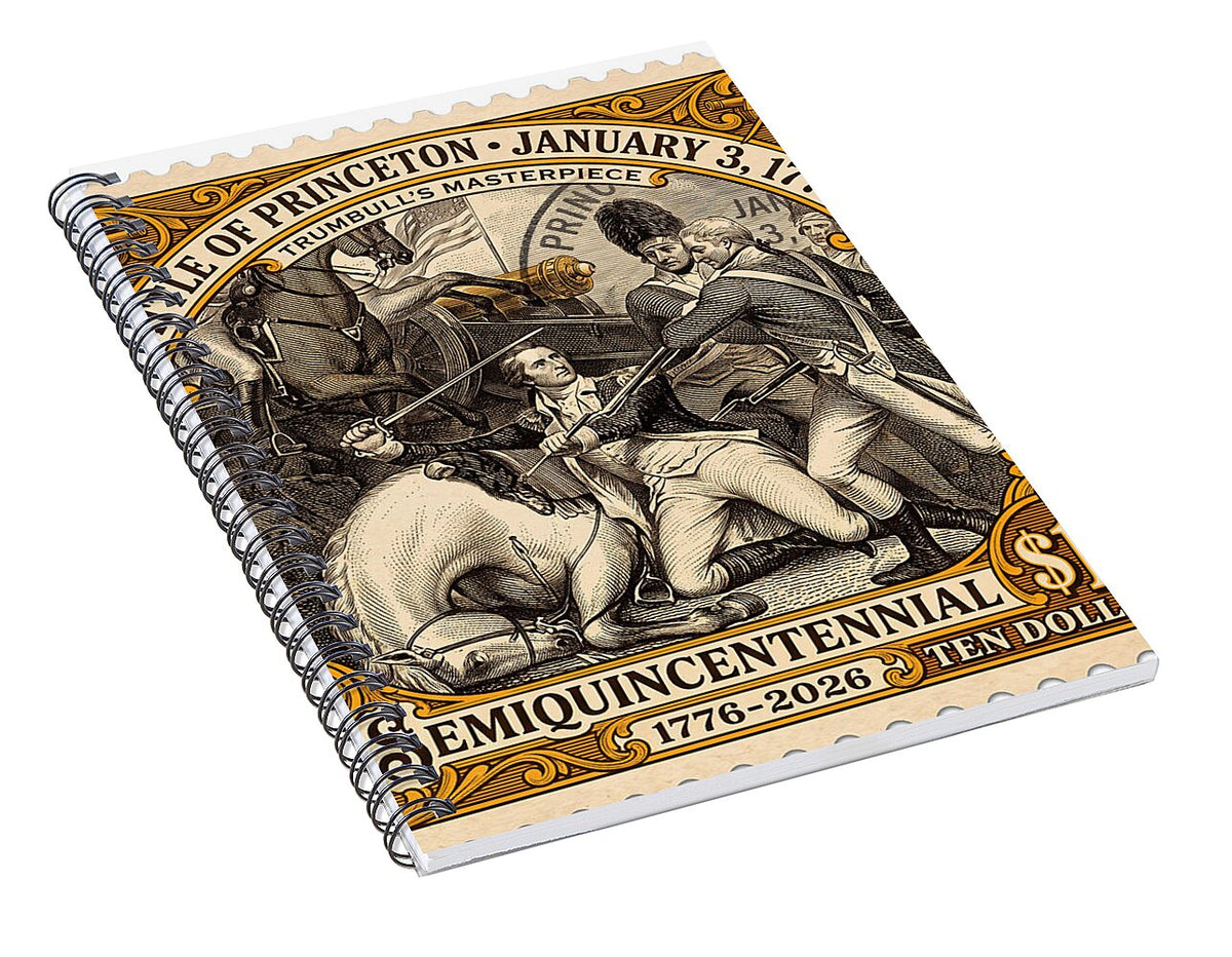 Battle of Princeton $10 - Spiral Notebook