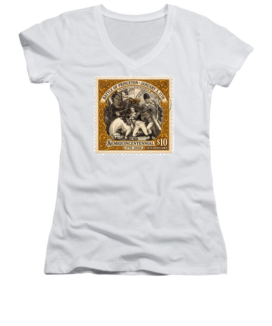 Battle of Princeton $10 - Women's V-Neck