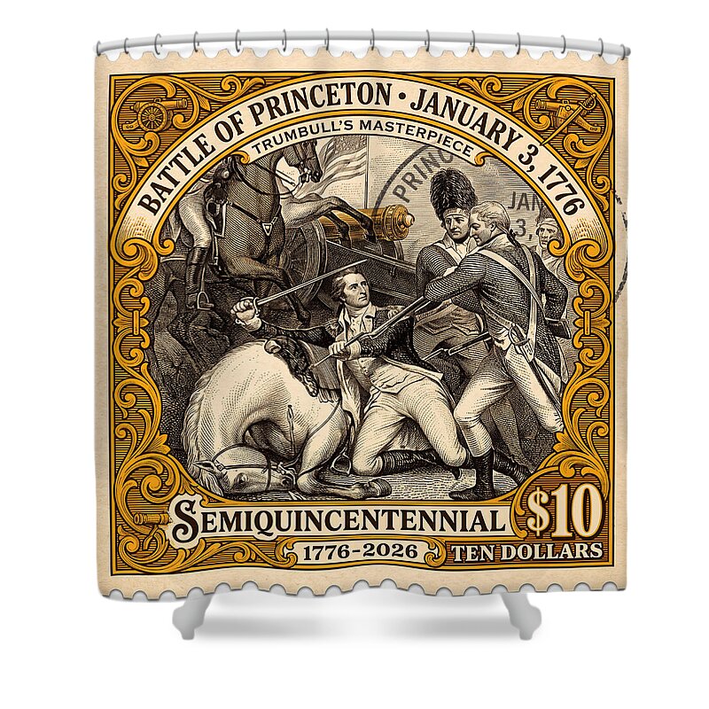 Battle of Princeton $10 - Shower Curtain
