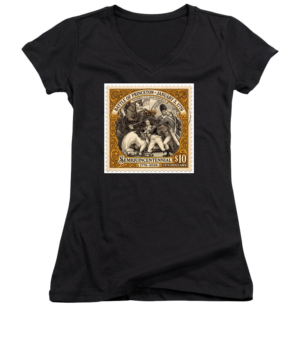 Battle of Princeton $10 - Women's V-Neck
