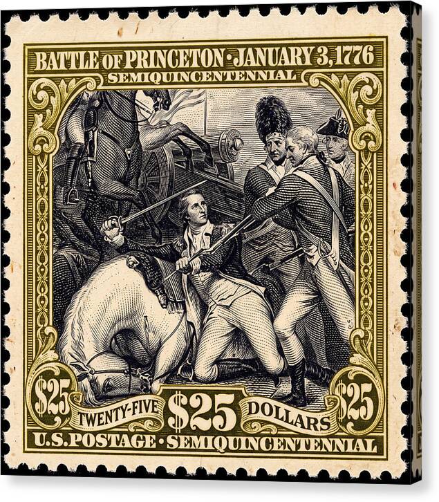 Battle of Princeton $25 - Canvas Print