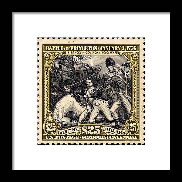 Battle of Princeton $25 - Framed Print