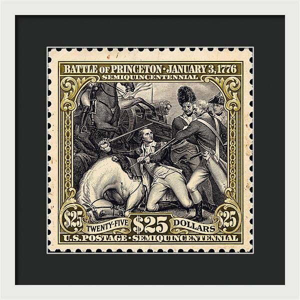 Battle of Princeton $25 - Framed Print