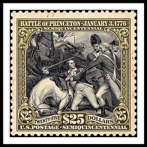 Battle of Princeton $25 - Framed Print