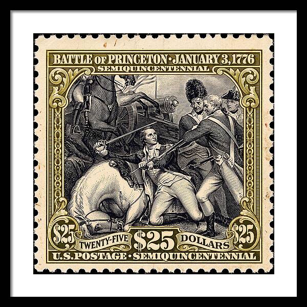 Battle of Princeton $25 - Framed Print