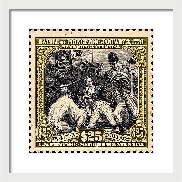 Battle of Princeton $25 - Framed Print