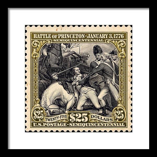 Battle of Princeton $25 - Framed Print