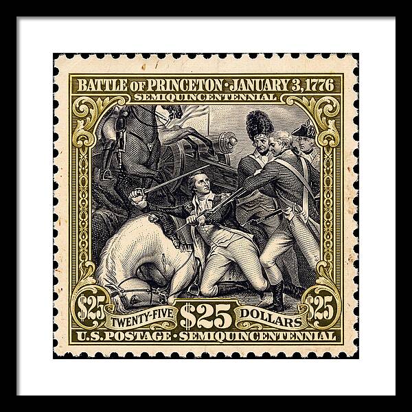Battle of Princeton $25 - Framed Print