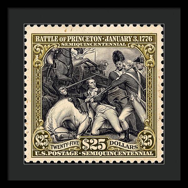 Battle of Princeton $25 - Framed Print