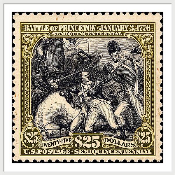 Battle of Princeton $25 - Framed Print