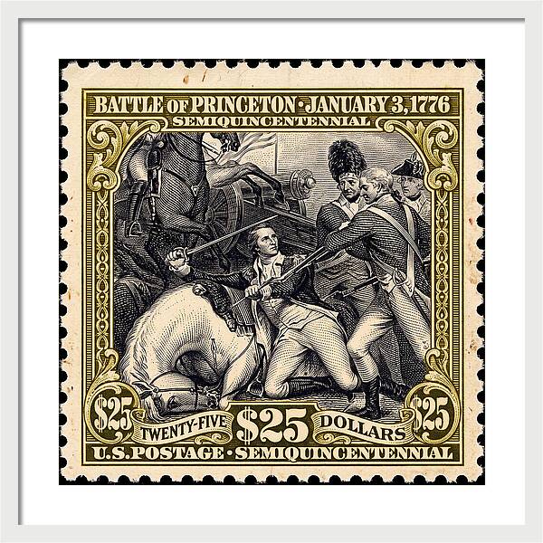 Battle of Princeton $25 - Framed Print